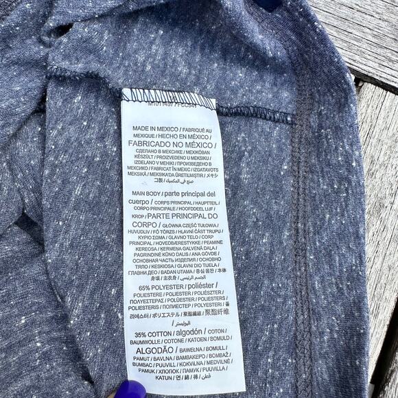 Mens New England Patriots Fanatics Heather Navy Arc Long Sleeve T-Shirt Large - Picture 11 of 12